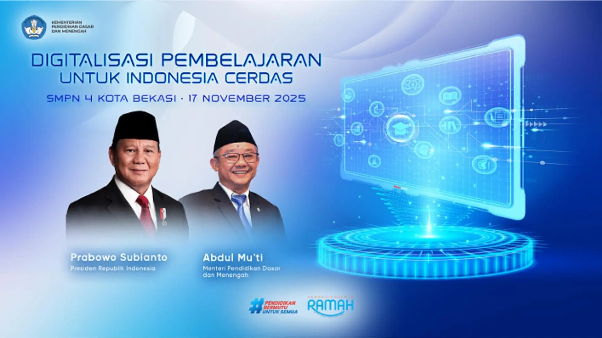 Digitalisasi Pembelajaran Untuk Indonesia Cerdas
